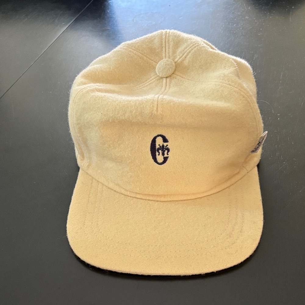 Conte Florence Wool Baseball Cap with Embroidered Logo